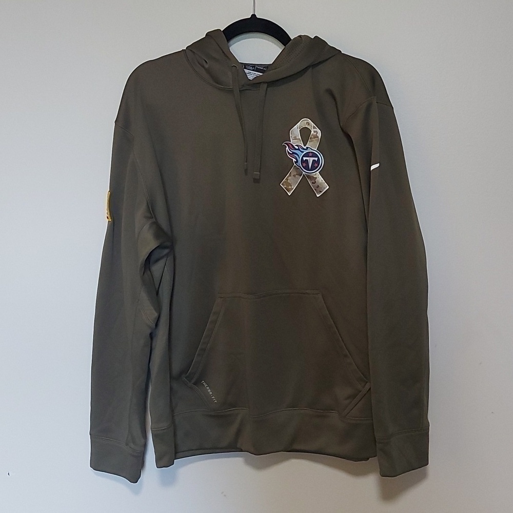 Nike NFL large Tenesse Titans salute to service pullover sweater